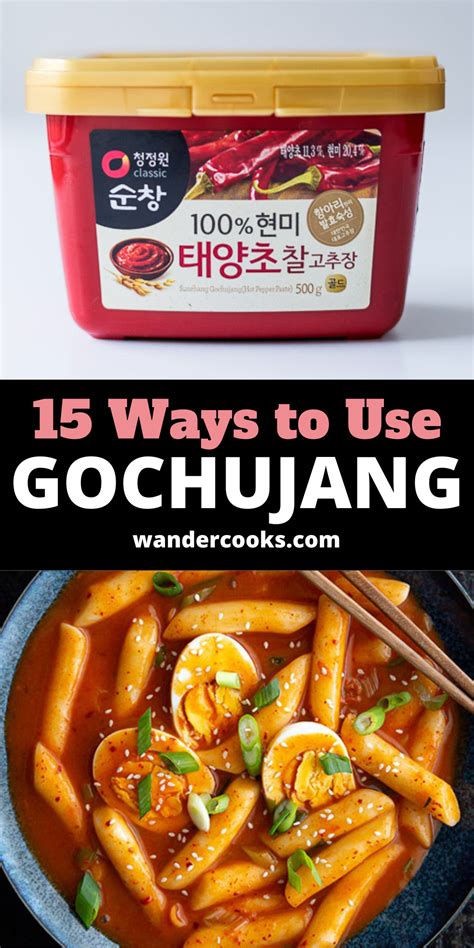 15 Ways To Use Gochujang Korean Chilli Paste Wandercooks