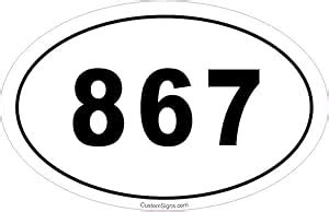 Amazon Com 671 Area Code Bumper Sticker For Car