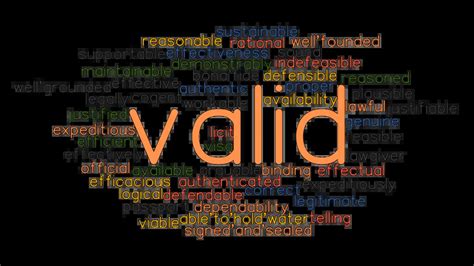 Another Word For Valid