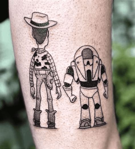 Buzz Lightyear Woody Tattoos