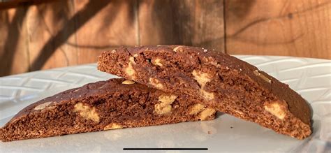 Chocolate With Peanut Butter Chips Biscotti The Biscotti Mill