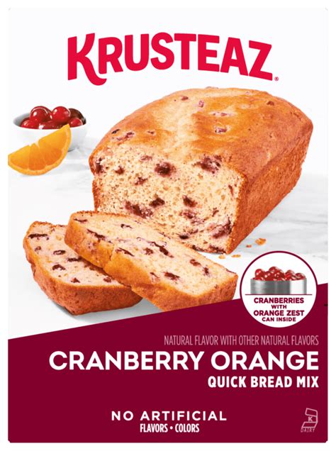 Cranberry Orange Quick Bread Mix Krusteaz Cranberry Orange Quick Bread Mix Krusteaz