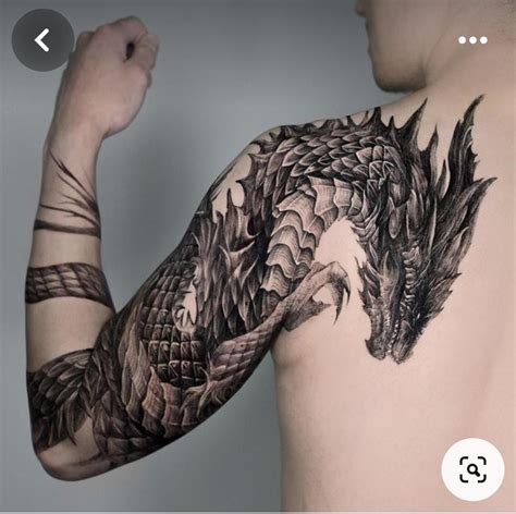 Dragon Tattoo Arm Tattoo Sketch