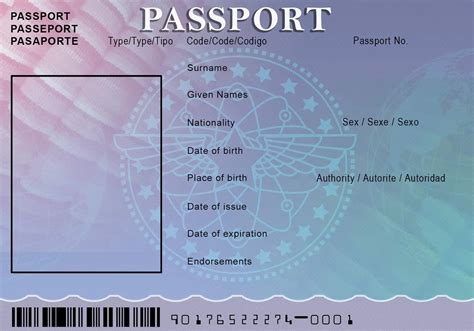 Editable Passport Template