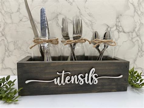 Flatware Holder Etsy