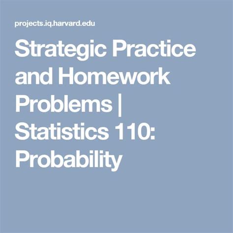 Harvard Statistics 110 Homework Clipart Harvard Statistics 110 Homework Clipart