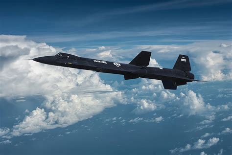 High And Fast Blackbird Prototype Mixed Media By Erik Simonsen Pixels