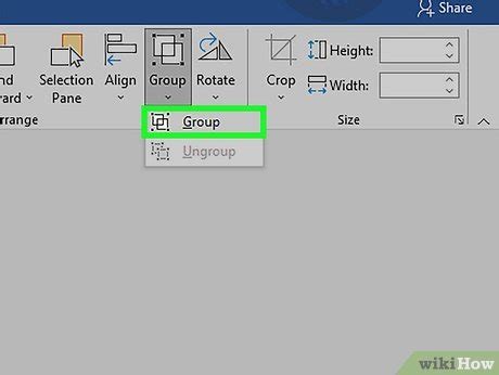 How To Group Objects On Microsoft Word How To Group Objects On Microsoft Word