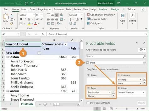 How To Modify Pivot Table In Excel