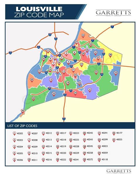 Louisville Ky Zip Code Map 34 Zip Codes Us Map Guide