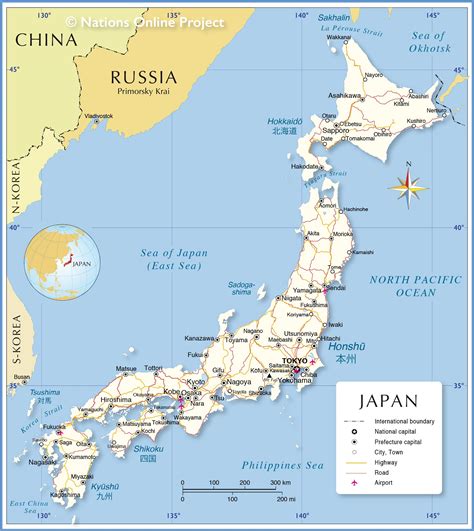 Map Japan