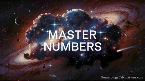 Master Numbers Tool