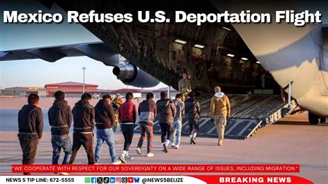 Mexico Refuses Deportation Flight