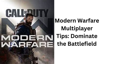 Modern Warfare 3 Multiplayer Tips