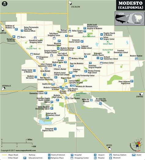 Modesto California Zip Code