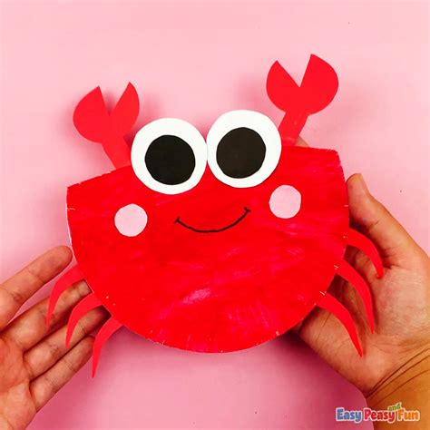 Paper Plate Crab Craft Easy Peasy And Fun
