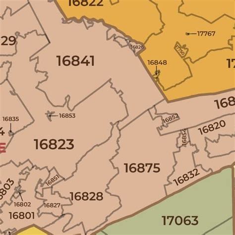 Pennsylvania Zip Code Map Pdf