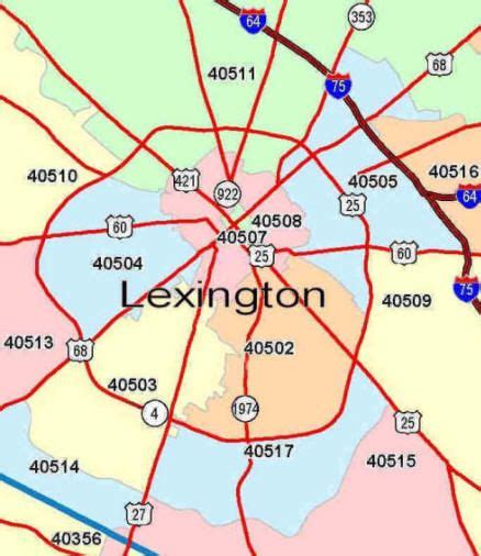 Postal Code For Lexington Ky