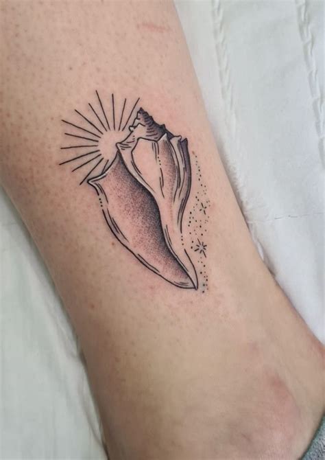 Pretty Conch Shell Tattoo Pretty Conch Shell Tattoo