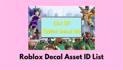 Roblox Decal Asset Id List Complete User Guideline 2022 Roblox Decal Asset Id List Complete User Guideline 2022