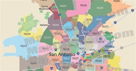 San Antonio Zip Code Map Pdf Scouting Web