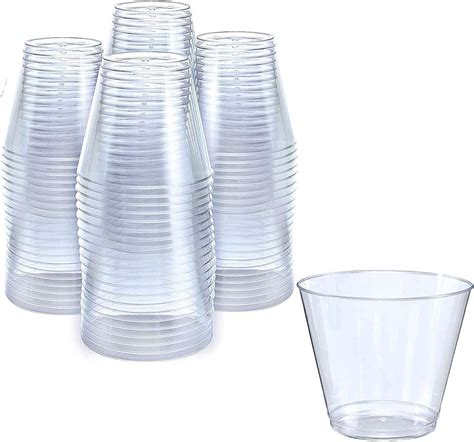 Short Clear Plastic Cups