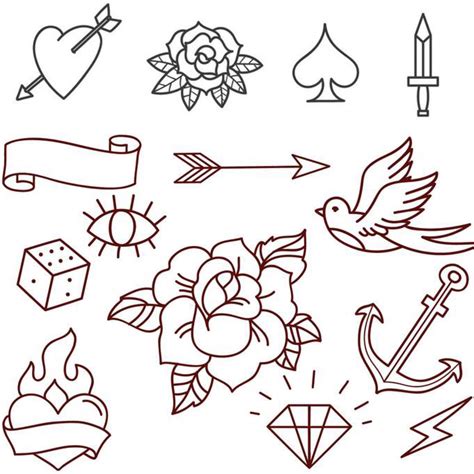 Simple Tattoo Templates