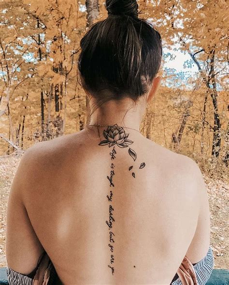 Spine Tattoos For Women