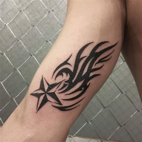 Tribal Star Tattoos Designs