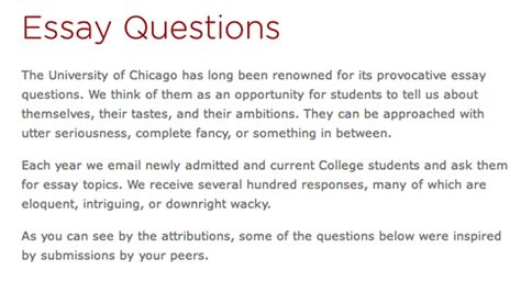 Unlocking Success: The Story Behind UChicago Essay Prompts