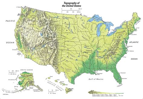 Us Mountain Ranges Map