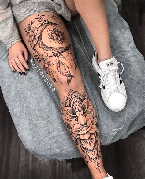 Womens Thigh Tattoos