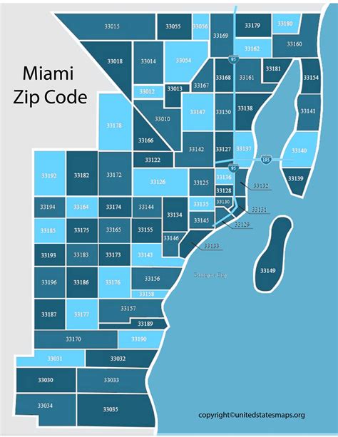 Zip Code Map Of Miami